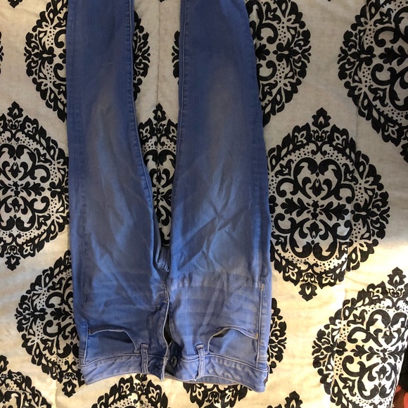 Light Blue Skinny Jeans. Short - Picture 1 of 1